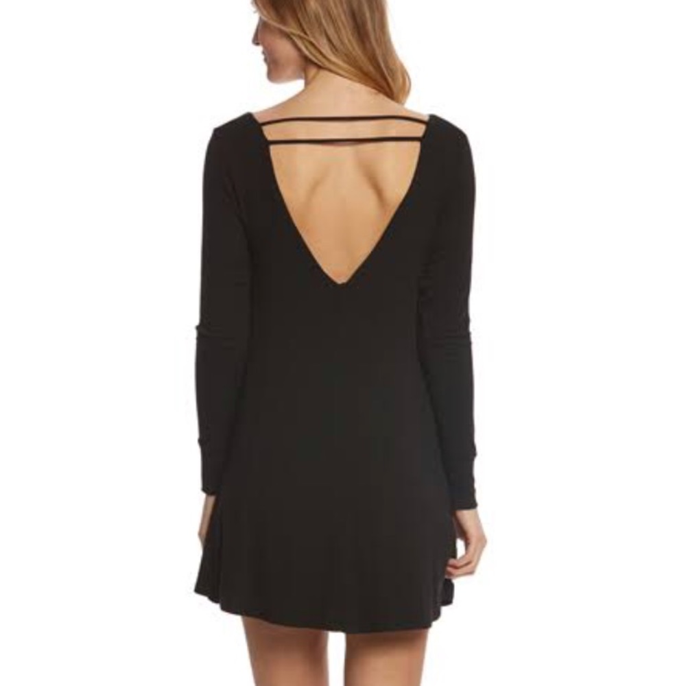 Lucy love long sleeve black dress - Picture 2 of 4